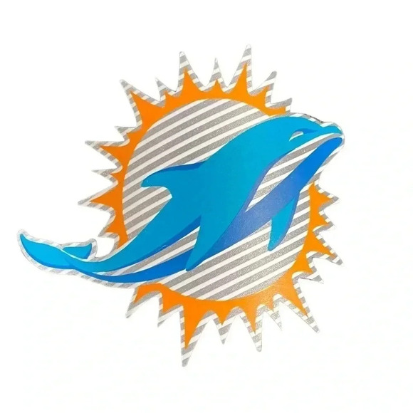 Men's NFL Miami Dolphins Therma Base Zip up Majestic Large EUC - Picture 8 of 8